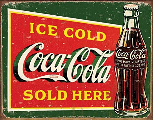 Ufcell Vintage Tin Metal Sign Coke Ice Cold Funny Wall Decor Art 8x12 Ufcell Vintage Tin Metal Sign Coke Ice Cold Funny Wall Decor Art 8x12