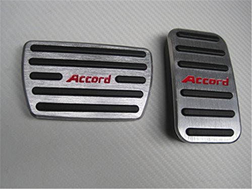Ushopkins AT No Drilling Automatic Car Gas Brake Pedal Cover Accelerator Brake Foot Rest Pedals Covers For Honda Accord