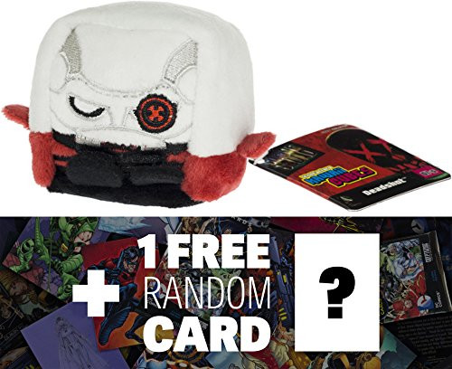 Deadshot ~2 Kawaii Cube x Suicide Squad MiniPlush  1 Free Official DC Trading Card Bundle