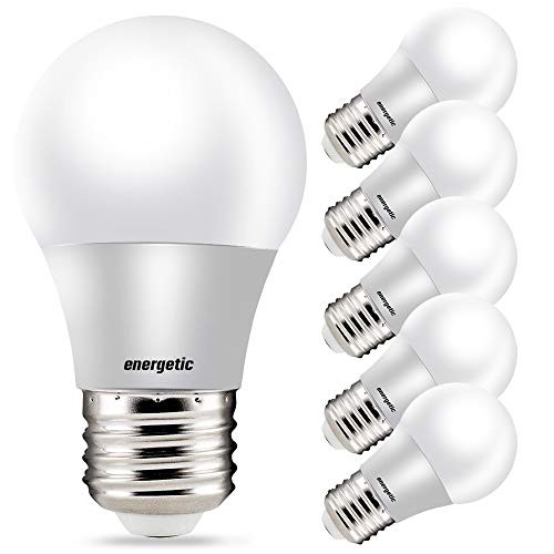 LED Refrigerator Bulb 40 Watt Equivalent 3000K Warm White Dimmable A15 Ceiling Fan Light Bulbs UL Listed 6 Pack
