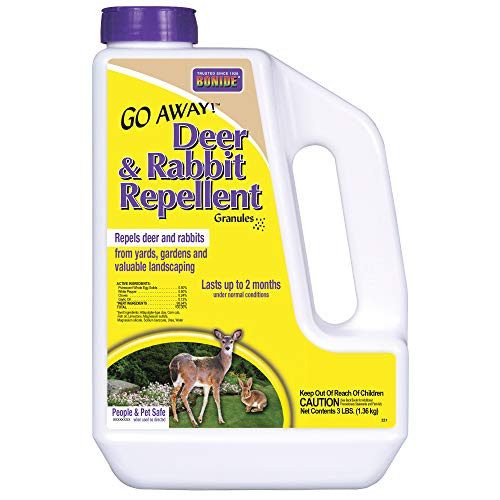 Bonide Products Inc 227 B004UB8JX0 Bonide 3Pound Go Away Deer and Rabbit Repellent227 3 lb Multicolor