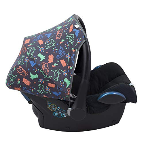 JANABEBE Hood Canopy Compatible with Maxi COSI Cabriofix Pebble Happy Dino