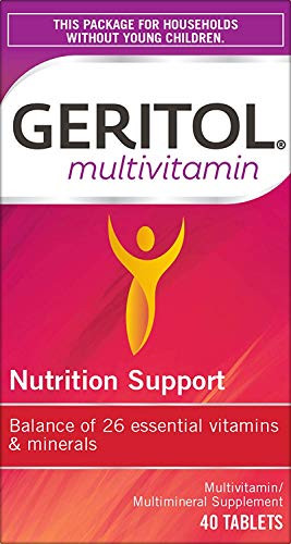 Geritol MultiVitamin Plus MultiMineral Tablets  40 Ea 3 Pack