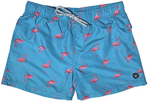 Official Molokai Swim Trunks and Shorts Flamingos Medium