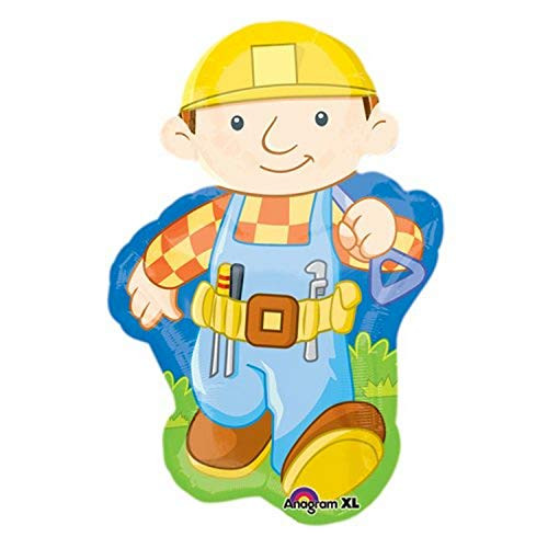 Anagram Bob The Builder Foil Balloon 33 Multicolored Anagram Bob The Builder Foil Balloon 33 Multicolored