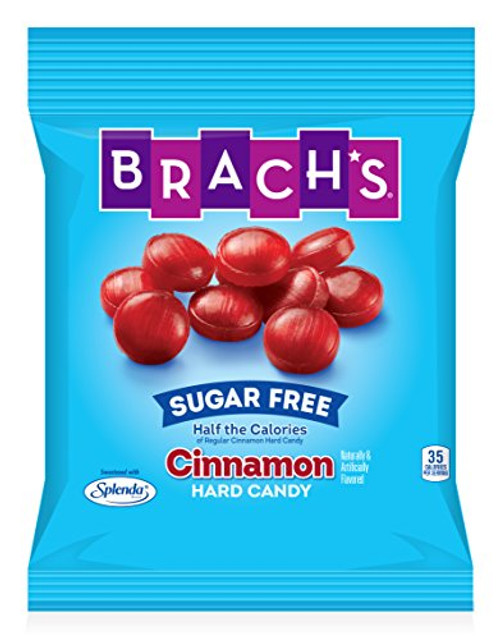 Brachs Sugar Free Cinnamon Hard Candy 35 Ounce Bag Pack of 12