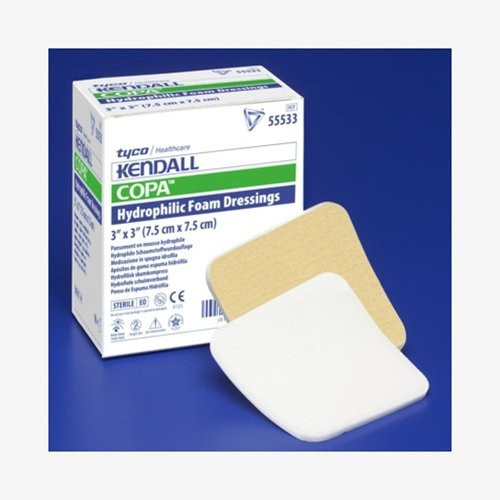 Kendall Copa Hydrophilic Foam Dressing  4x8 Box of 10  KND55548BX