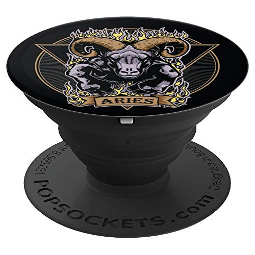 Aries Zodiac Sun Sign Ram Fire Astrology Mobile Accessory PopSockets Grip and Stand for Phones and Tablets Aries Zodiac Sun Sign Ram Fire Astrology Mobile Accessory PopSockets Grip and Stand for Phones and Tablets