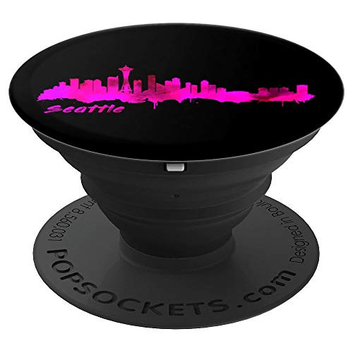 Seattle Washington Skyline For Tourists And Citizen PopSockets Grip and Stand for Phones and Tablets