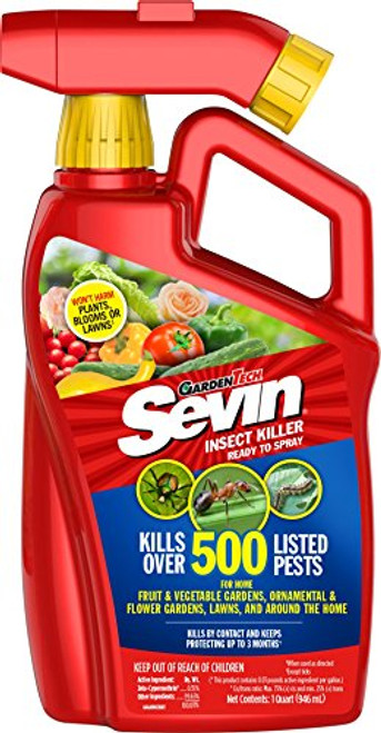 Sevin GardenTech Ready to Spray Insect Killer 32 Ounce RTS White Sevin GardenTech Ready to Spray Insect Killer 32 Ounce RTS White