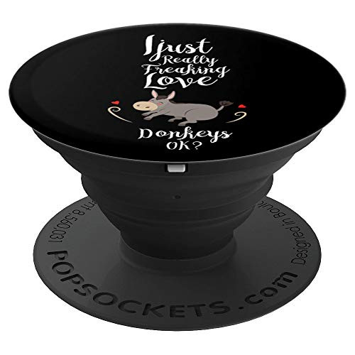 Kids Freaking Love Donkey Outfit Clothes Stuff Lover Gift PopSockets Grip and Stand for Phones and Tablets