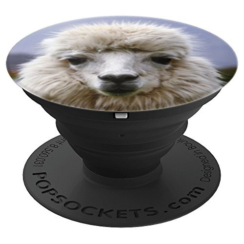Funny Llama Gift Popsockets Grip Photo Llama Phone Accessory PopSockets Grip and Stand for Phones and Tablets