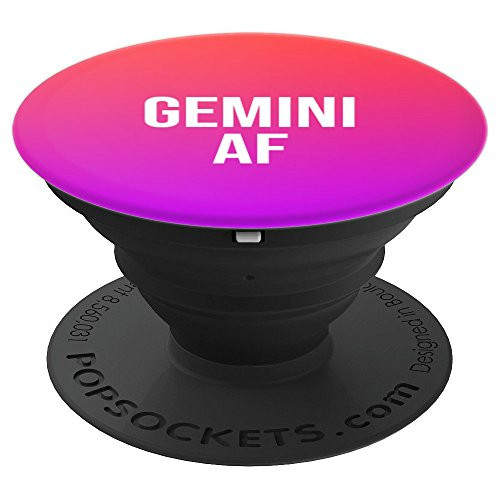 Gemini AF Pastel Gradient Astrology Sign Horoscope Zodiac PopSockets Grip and Stand for Phones and Tablets