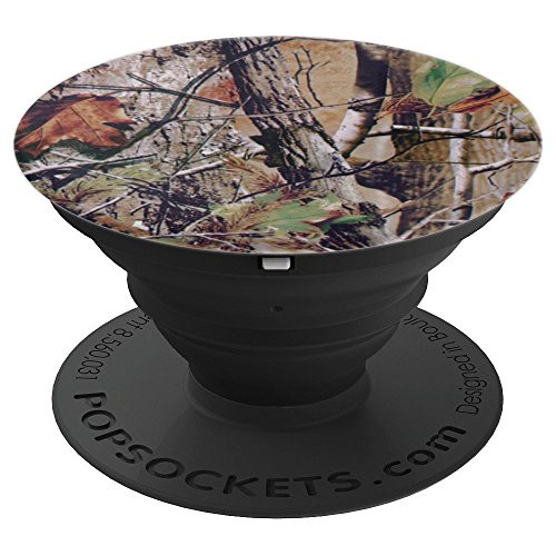 CLK Collection Outdoor Hunting Camouflage Gift PopSockets Grip and Stand for Phones and Tablets