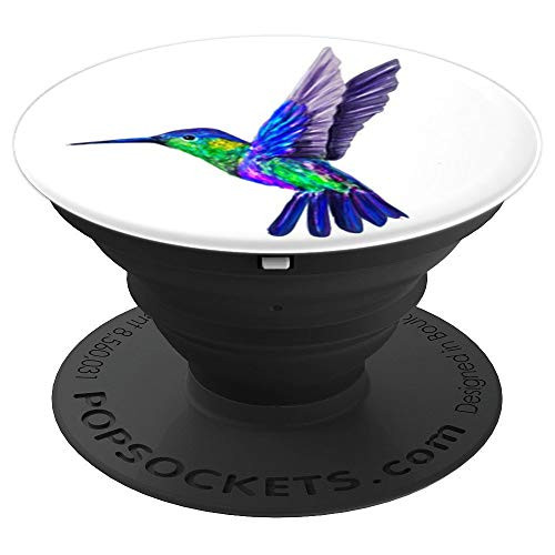 Hummingbird Bird Flower Nature Nectar White PopSockets Grip and Stand for Phones and Tablets Hummingbird Bird Flower Nature Nectar White PopSockets Grip and Stand for Phones and Tablets