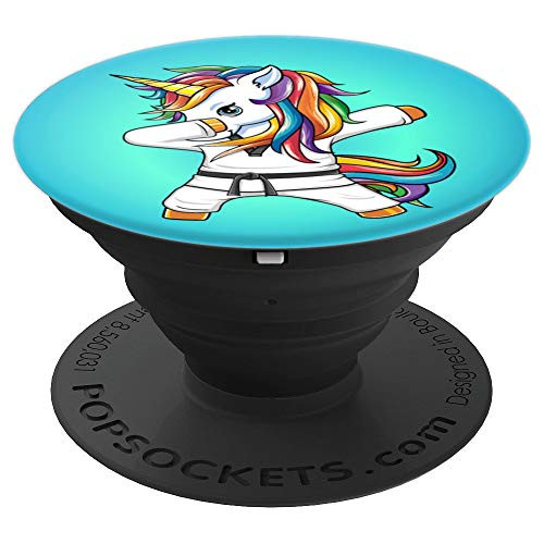 Karate Taekwondo Dabbing Unicorn Girls Dab Dance Gift PopSockets Grip and Stand for Phones and Tablets Karate Taekwondo Dabbing Unicorn Girls Dab Dance Gift PopSockets Grip and Stand for Phones and Tablets