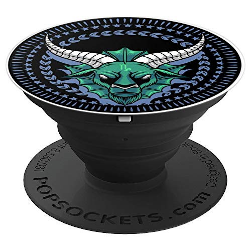 Capricorn Astrological sign in Zodiac PopSockets Grip and Stand for Phones and Tablets