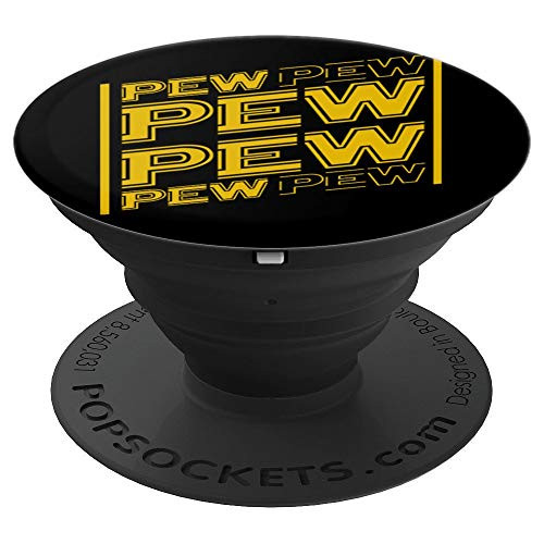 Pen Peng Pew Pew  Laserkanonen Sound of superlatives PopSockets Grip and Stand for Phones and Tablets
