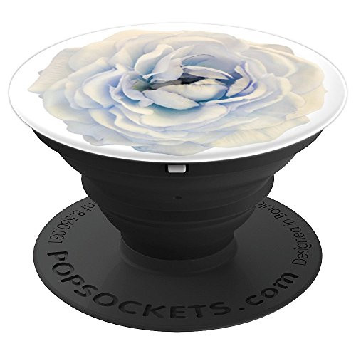 Pretty Cute White Plant Lady Garden Flower Floral PS20086 PopSockets Grip and Stand for Phones and Tablets
