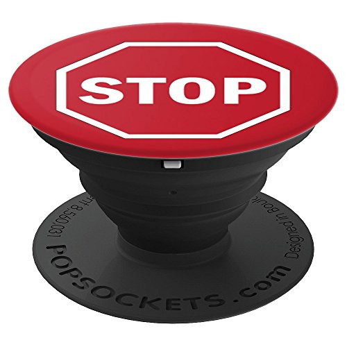 Stop Sign PopSockets Grip and Stand for Phones and Tablets