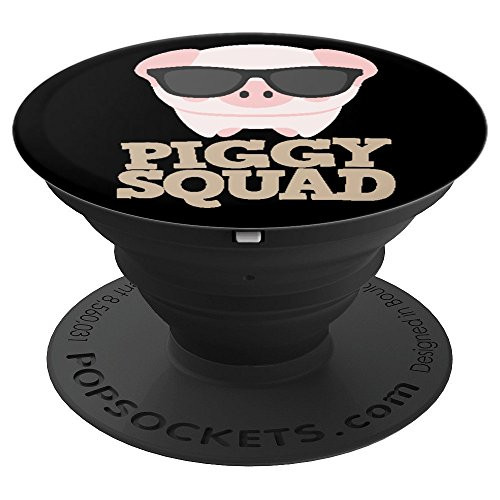 CUTE Piggy Squad Pig Lover Gift PopSockets Grip and Stand for Phones and Tablets