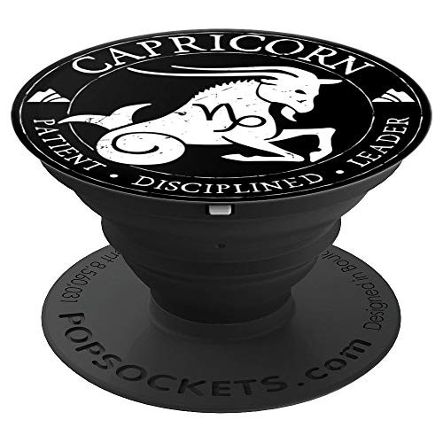 Star Sign Zodiac Gifts Capricorn Zodiac Birthday PopSockets Grip and Stand for Phones and Tablets