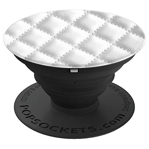 White Geometric Shape Square Rectangle Abstract Wallpaper PopSockets Grip and Stand for Phones and Tablets