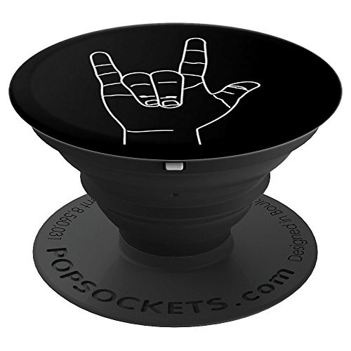 ILY I Love You ASL Sign Language PopSockets Grip and Stand for Phones and Tablets