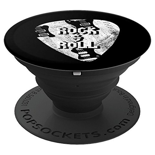 Rock  Roll Guitar Music Lover Sound Acoustic Funny PopSockets Grip and Stand for Phones and Tablets