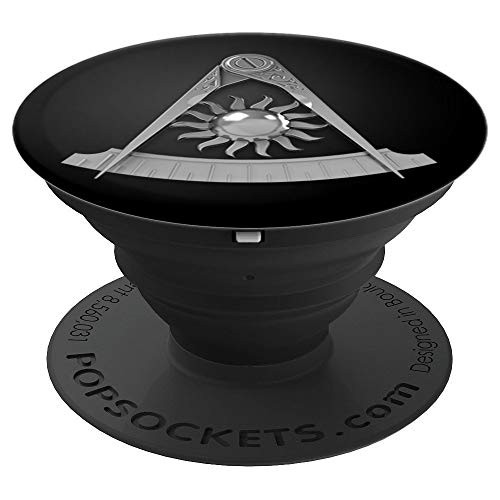 Past Master Emblem Jewel No Square Masonic Freemason PopSockets Grip and Stand for Phones and Tablets