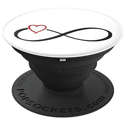 I Love You Times Infinity PopSockets Grip and Stand for Phones and Tablets