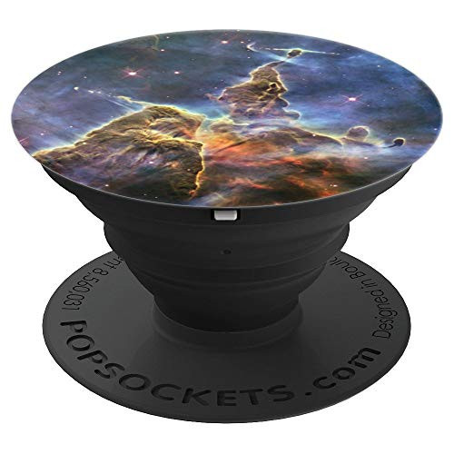Real Space Photo Hubble View of Carina Nebula PopSockets Grip and Stand for Phones and Tablets