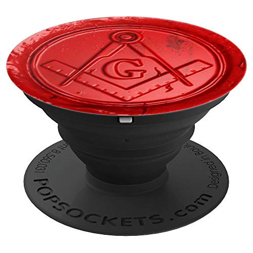 Masonic Square and Compass Freemason Emblem PopSockets Grip and Stand for Phones and Tablets
