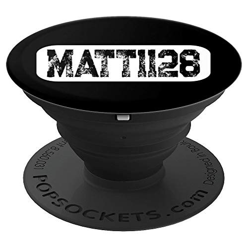 Favorite Bible Verse  Matthew 11 28 Find Rest in Jesus PopSockets Grip and Stand for Phones and Tablets