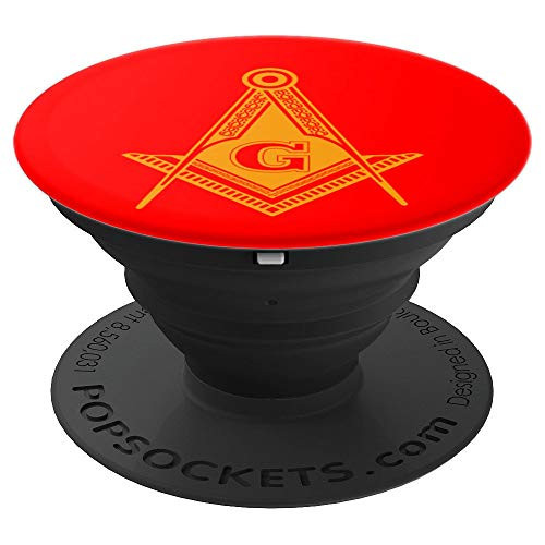 Masons Square and Compass Masonic Freemasonry Mason Lodge PopSockets Grip and Stand for Phones and Tablets
