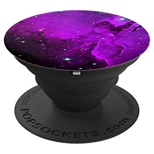 Purple Galaxy Space Nebula PopSockets Grip and Stand for Phones and Tablets