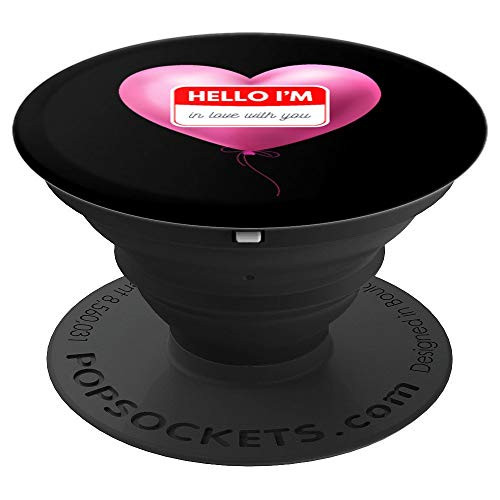 I Love You Valentines Day Love Heart Gift Balloons For Her PopSockets Grip and Stand for Phones and Tablets