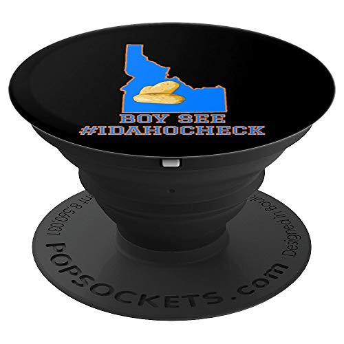 Boy See State of Idaho Boise Gifts Idahocheck PopSockets Grip and Stand for Phones and Tablets
