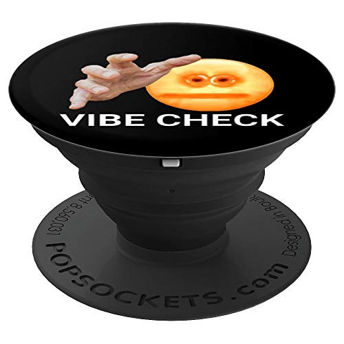Vibe Check Screen Reach Emoji Thanks Internet Dank Meme Gift PopSockets Grip and Stand for Phones and Tablets