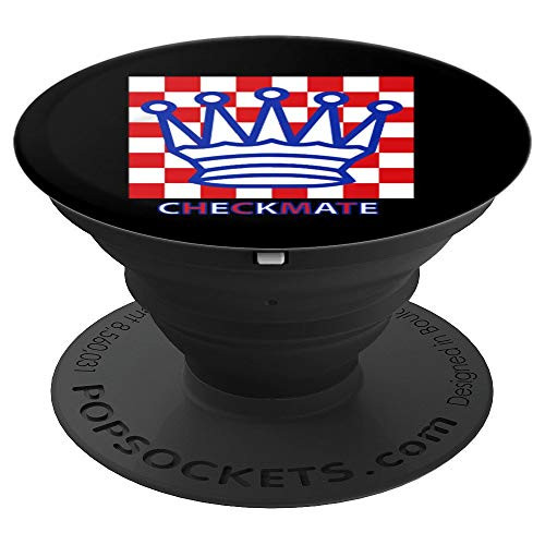 Chess Player Queen Checkmate PopSockets Grip and Stand for Phones and Tablets