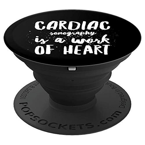 Sonographer Ultrasound Tech Medical Cardiac Sonography PopSockets Grip and Stand for Phones and Tablets