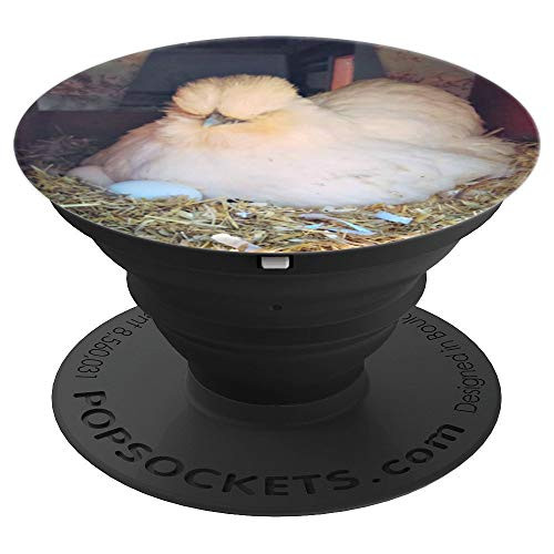 Chicken Photo Of Lily The Silkie Cochin Hen PopSockets Grip and Stand for Phones and Tablets
