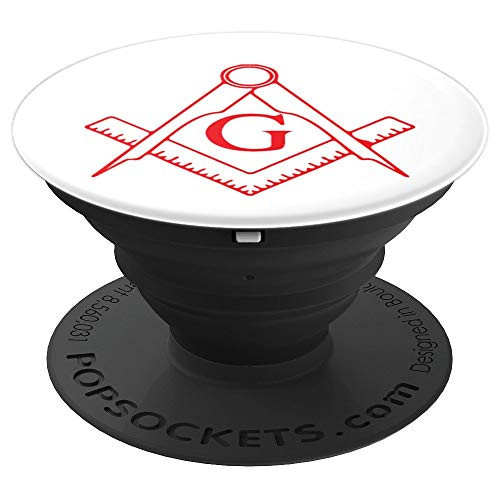 Masons Freemasonry Lodge Masonic Square and Compass Mason PopSockets Grip and Stand for Phones and Tablets