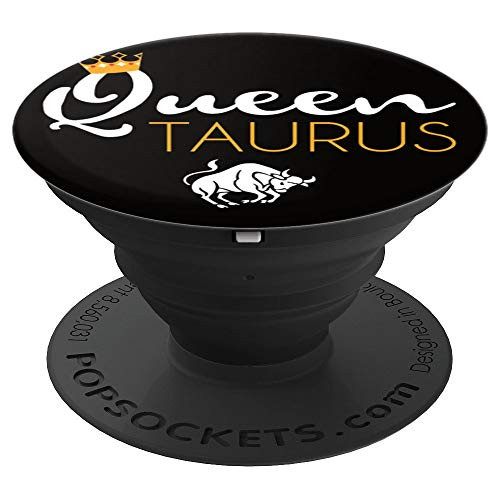 Queen Taurus April May Birthday Astrology Zodiac Signs PopSockets Grip and Stand for Phones and Tablets Queen Taurus April May Birthday Astrology Zodiac Signs PopSockets Grip and Stand for Phones and Tablets