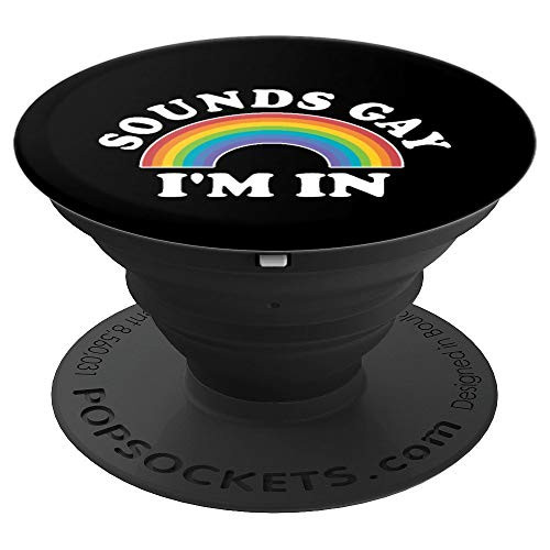 Gay Pride Gifts Men Women LGBT Rainbow Sounds Gay Im In PopSockets Grip and Stand for Phones and Tablets Gay Pride Gifts Men Women LGBT Rainbow Sounds Gay Im In PopSockets Grip and Stand for Phones and Tablets