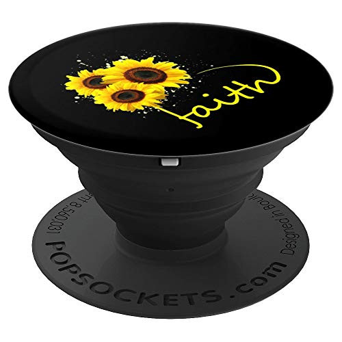 Faith Sunflower Religious Jesus Christian Church Mom Gift PopSockets Grip and Stand for Phones and Tablets Faith Sunflower Religious Jesus Christian Church Mom Gift PopSockets Grip and Stand for Phones and Tablets