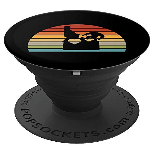 Vintage Retro Sunset Wilderness Bigfoot State of Idaho PopSockets Grip and Stand for Phones and Tablets