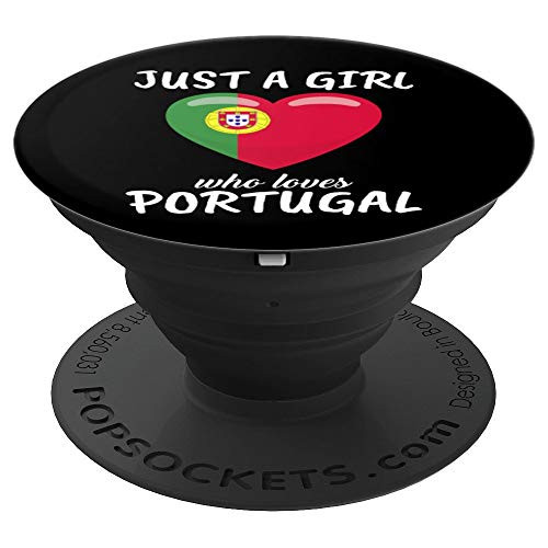 Just A Girl Who Loves Portugal Portuguese Gift Portugal PopSockets Grip and Stand for Phones and Tablets Just A Girl Who Loves Portugal Portuguese Gift Portugal PopSockets Grip and Stand for Phones and Tablets