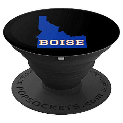 Pronounced Boy See Map Idahoan Potato State Boise Idaho PopSockets Grip and Stand for Phones and Tablets