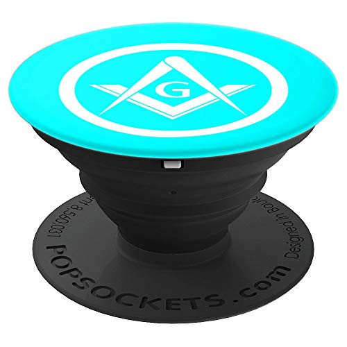 Freemasonry Mason Lodge Masons Masonic Square and Compass PopSockets Grip and Stand for Phones and Tablets